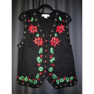 Ugly Christmas Sweater Xmas Vest Size Large